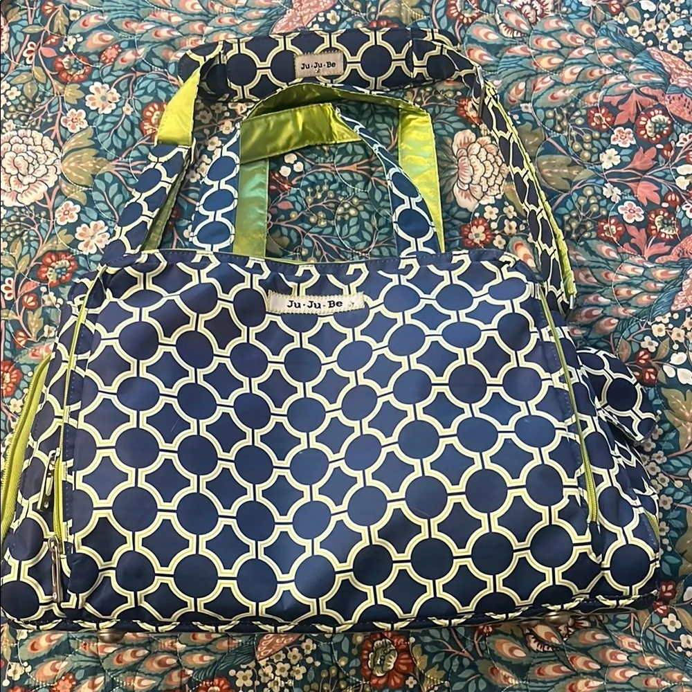 Ju-Ju-Be Royal Envy Blue Diaper Bag set